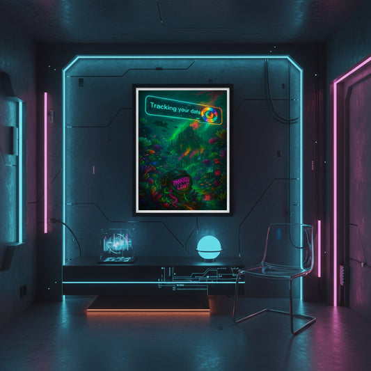 Book cover with underwater scene and text 'Paradise Lost' on a white background. Dystopian corporate poster.