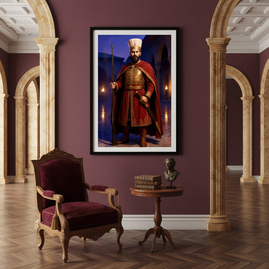 Ottoman Janissary Poster | Elite Imperial Guard Art Print