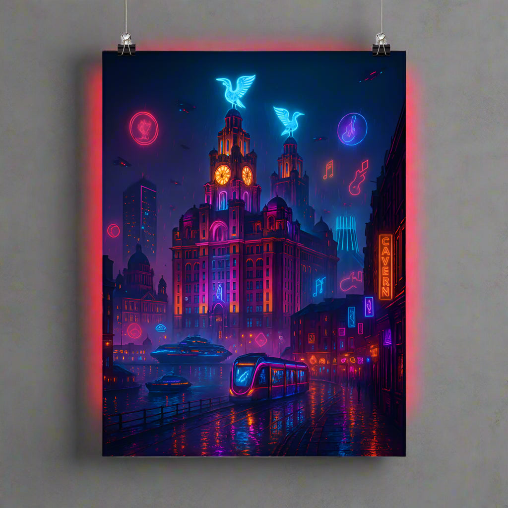 Cyberpunk Liverpool – The Electric Heart of Merseyside