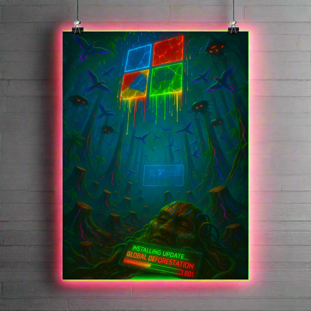 Amazon Rainforest Cyberpunk – Corporate Update Installed