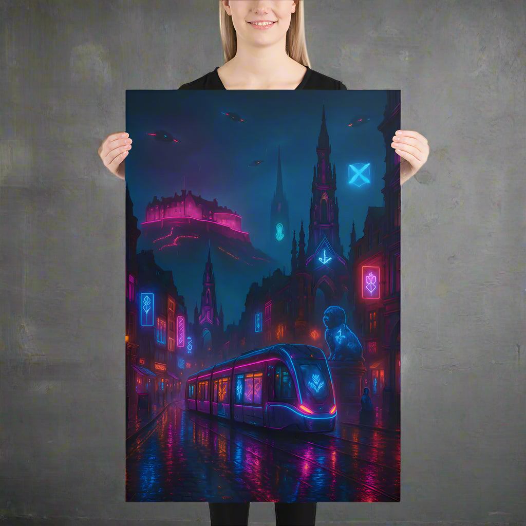 Cyberpunk Edinburgh – Neon Castles and Futures on the Royal Mile