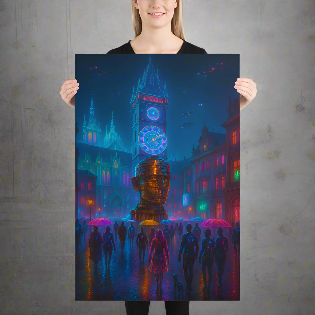 Cyberpunk Prague – A City of Clocks, Statues & Futures