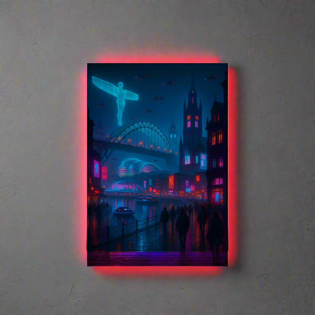 Cyberpunk Newcastle – The Holo Angel on the Tyne