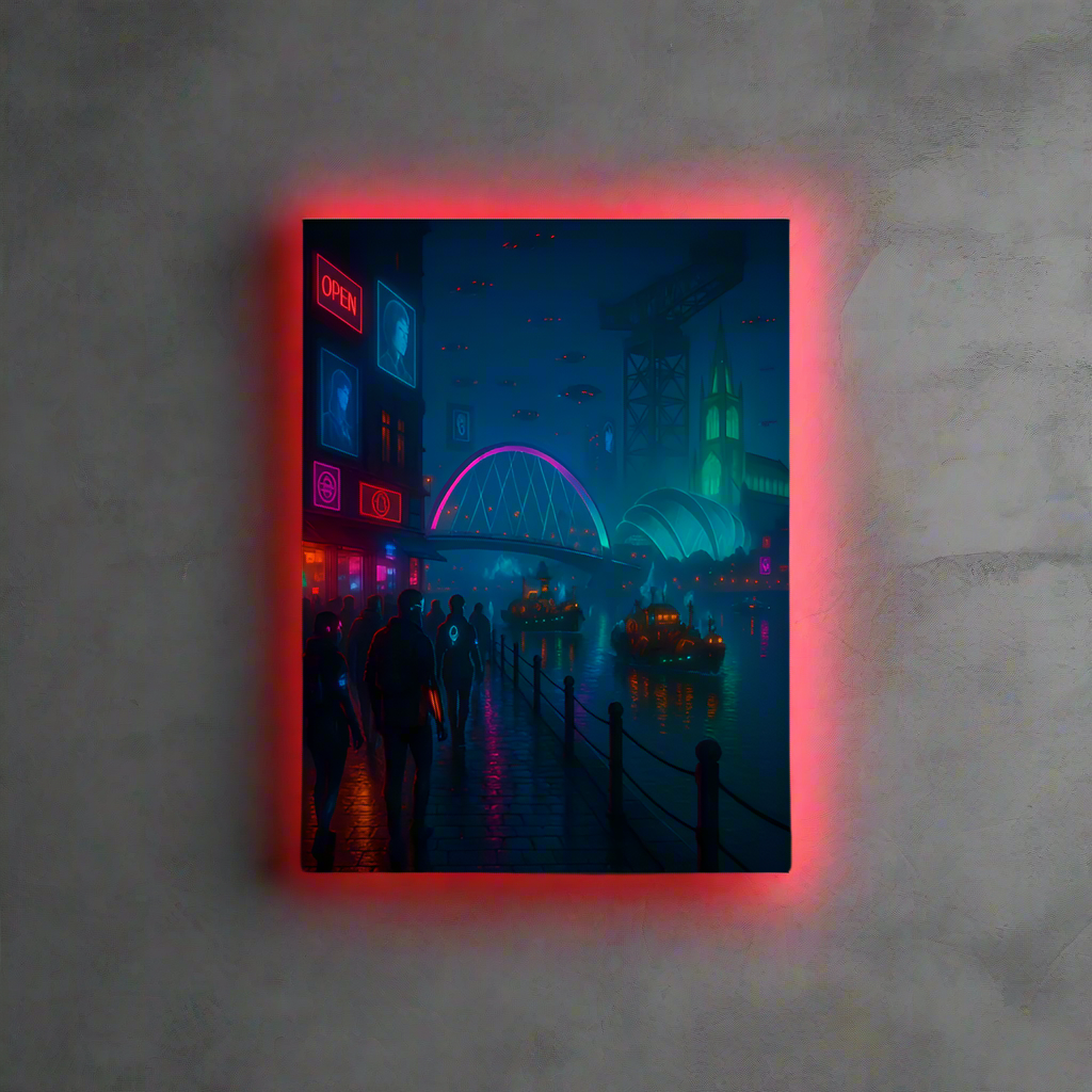 Cyberpunk Glasgow – Electric Nights on the Clyde