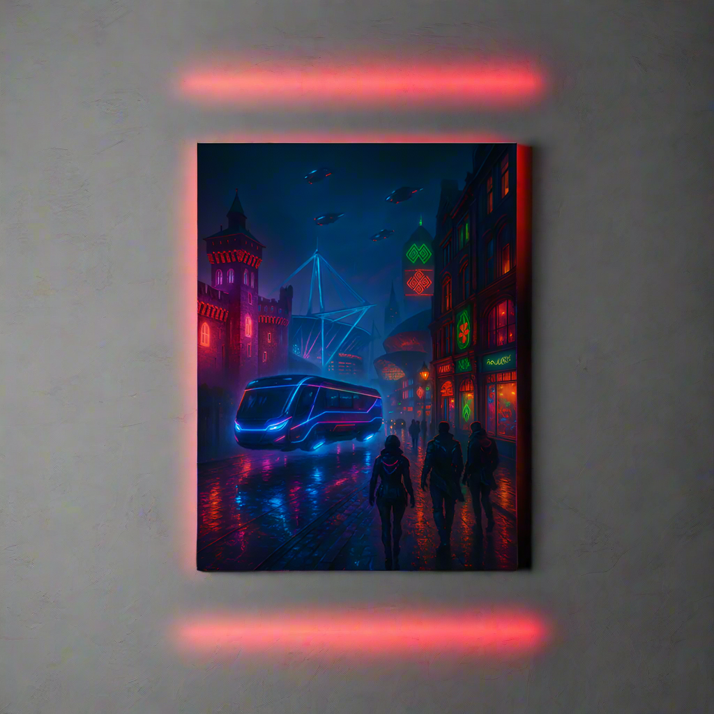 Cyberpunk Cardiff – The Glowing Welsh Capital of Tomorrow