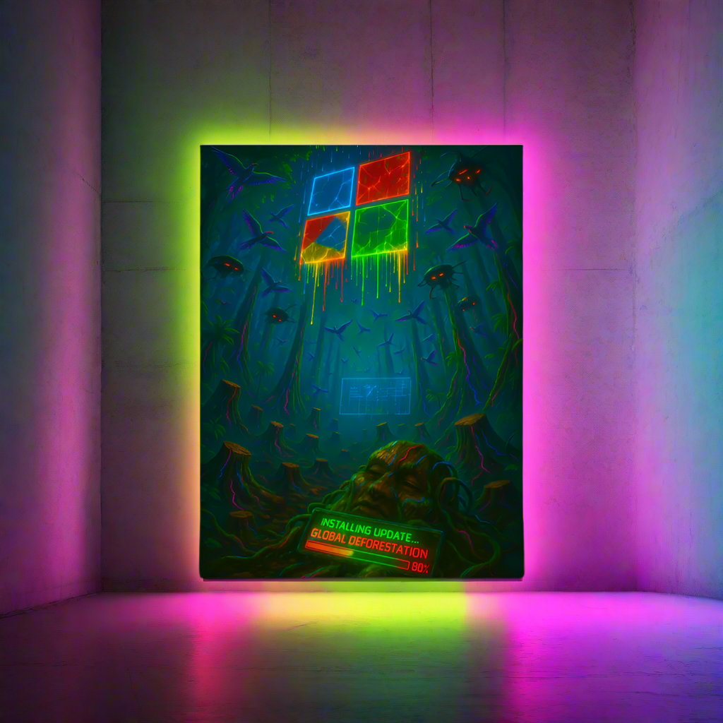 Amazon Rainforest Cyberpunk – Corporate Update Installed