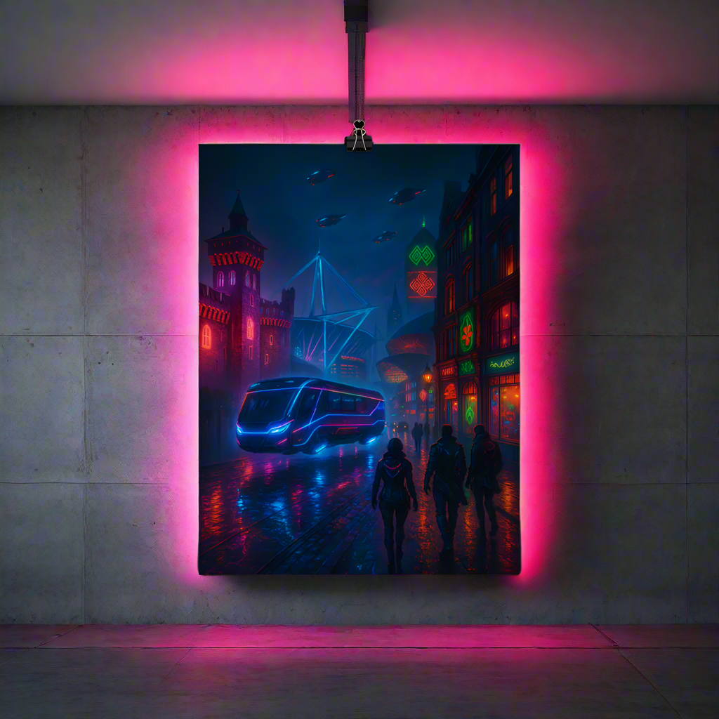 Cyberpunk Cardiff – The Glowing Welsh Capital of Tomorrow