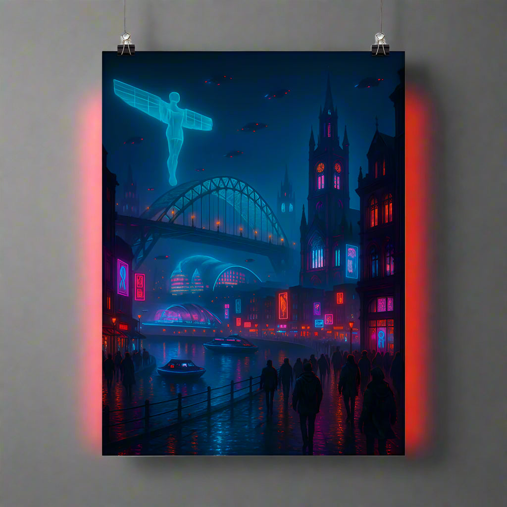 Cyberpunk Newcastle – The Holo Angel on the Tyne