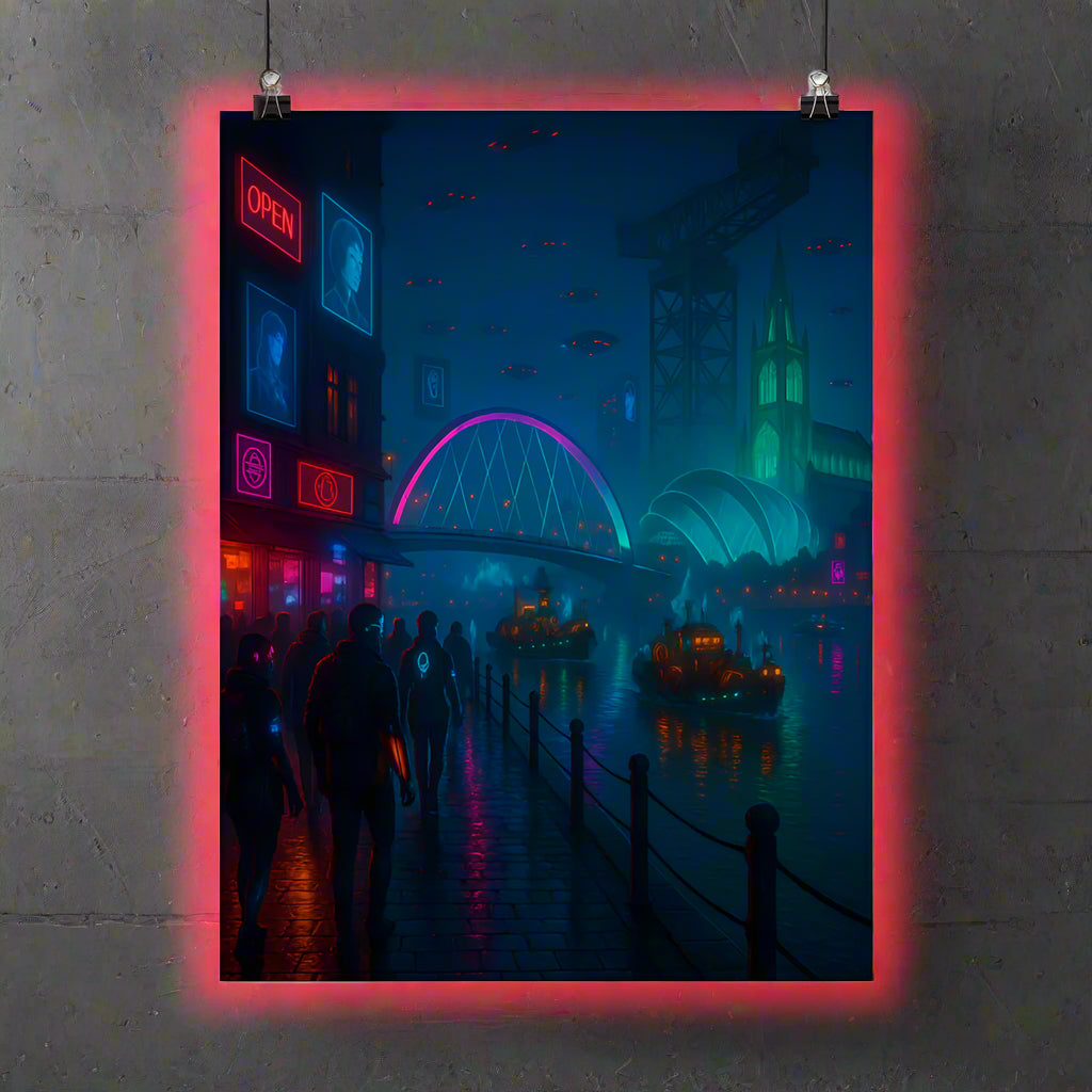 Cyberpunk Glasgow – Electric Nights on the Clyde