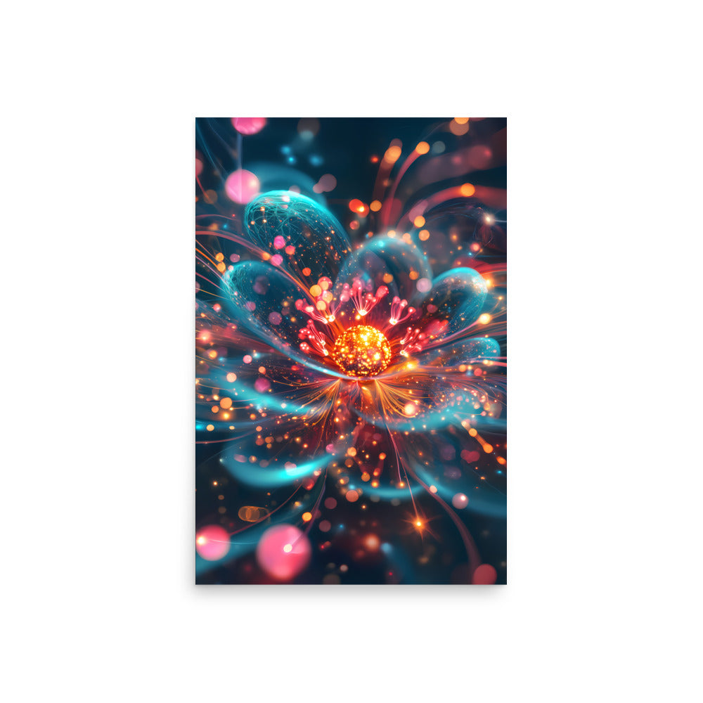 Abstract colorful design on a white background