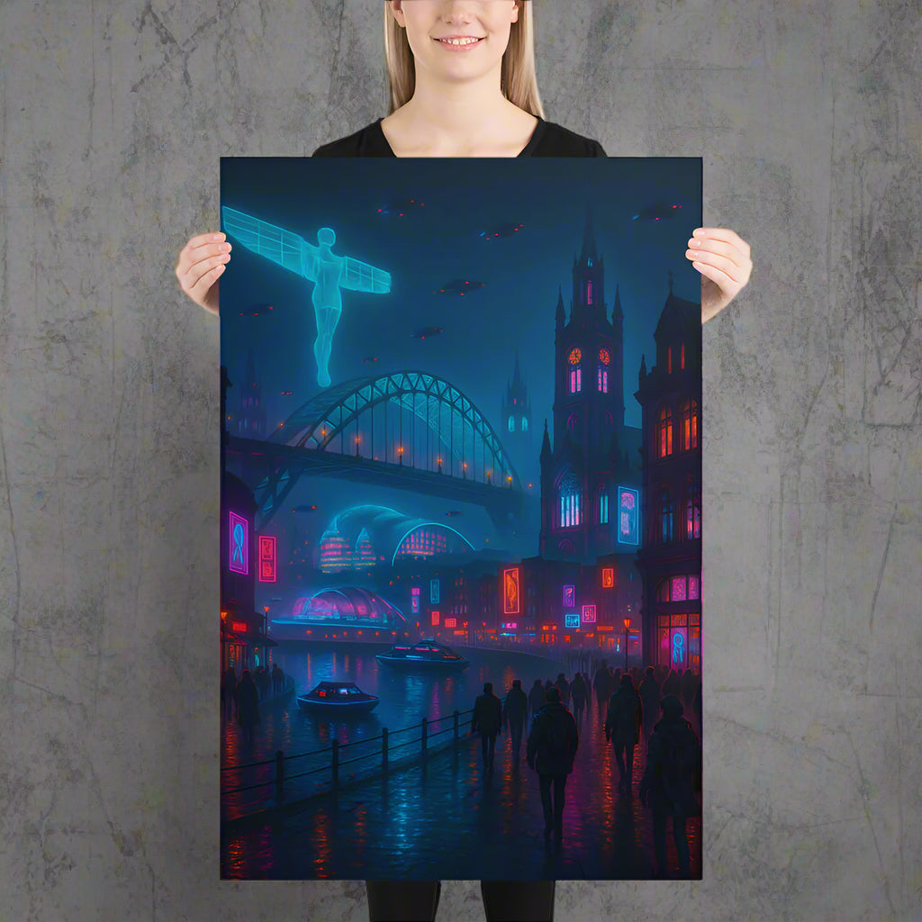 Cyberpunk Newcastle – The Holo Angel on the Tyne
