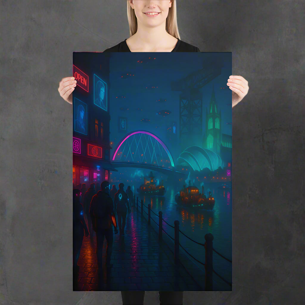 Cyberpunk Glasgow – Electric Nights on the Clyde
