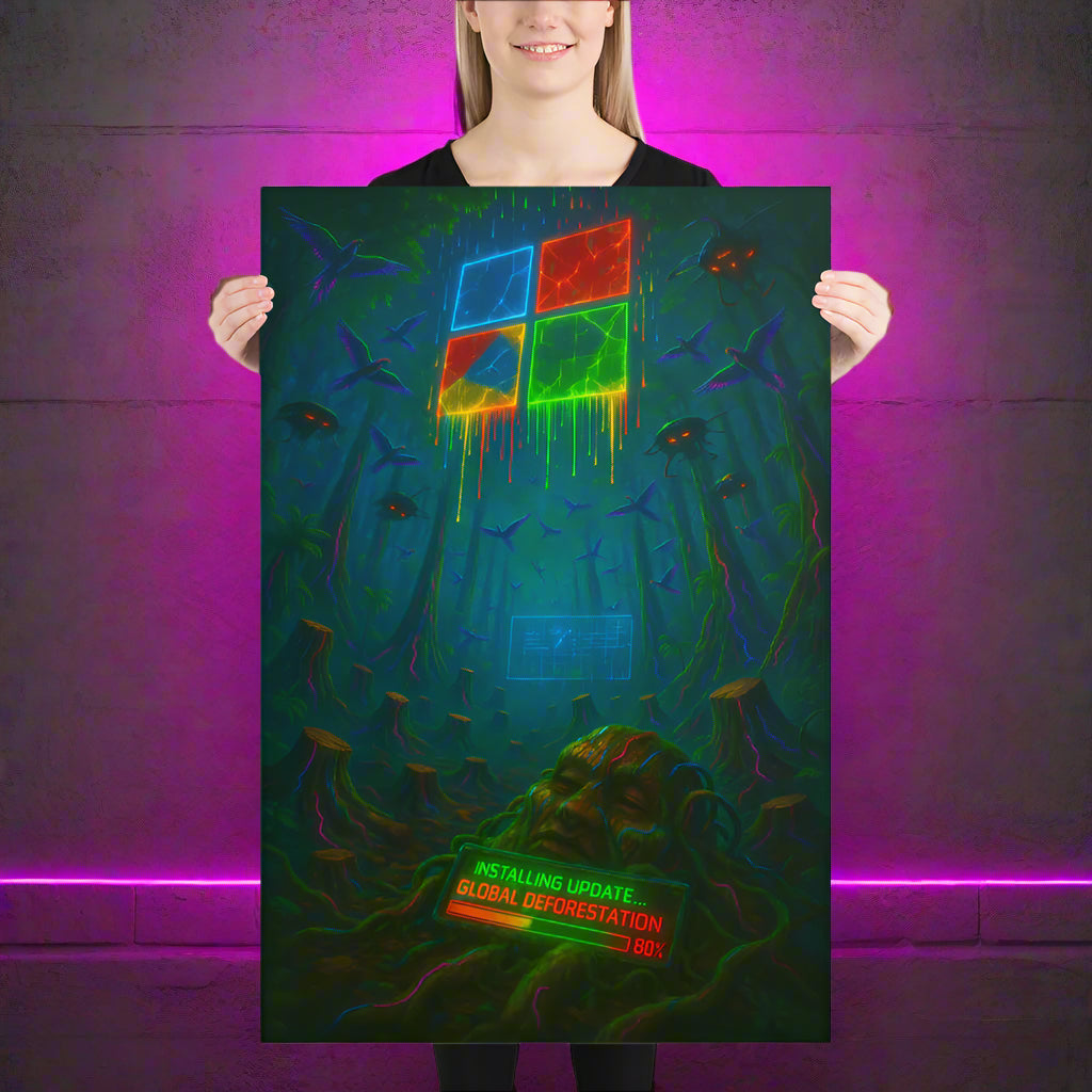Amazon Rainforest Cyberpunk – Corporate Update Installed